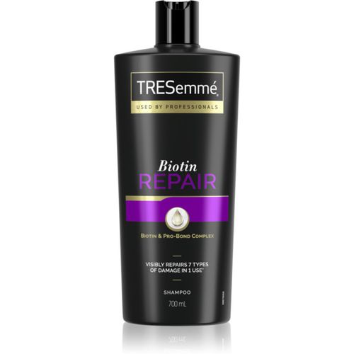 Biotin + Repair 7 champú reparador para cabello maltratado o dañado 700 ml - TRESemmé - Modalova