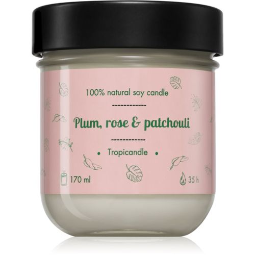 Plum, Rose & Patchouli vela perfumada 170 ml - Tropicandle - Modalova