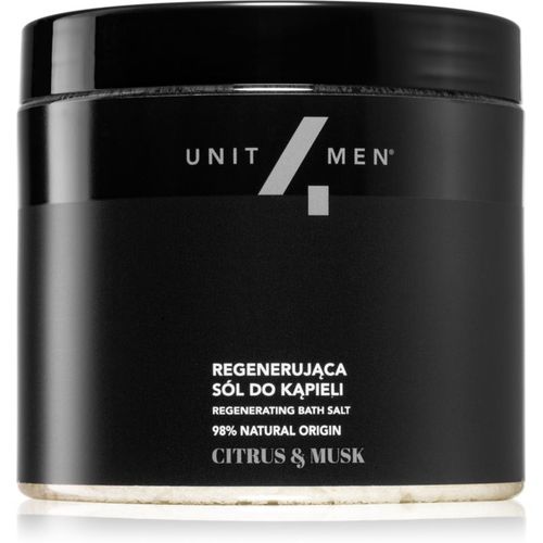 Bath Salt Citrus & Musk sales de baño con efecto regenerador 700 g - Unit4Men - Modalova