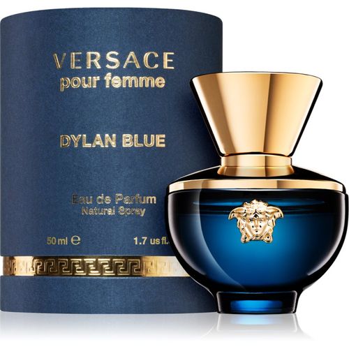 Dylan Blue Eau de Parfum para mujer 50 ml - Versace - Modalova