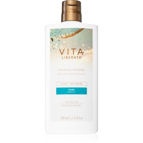 Tanning Mousse Clear mousse autoabbronzante per il corpo colore Dark 200 ml - Vita Liberata - Modalova