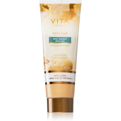 Body Blur Body Makeup With Tan bronzer per il corpo colore Light 100 ml - Vita Liberata - Modalova