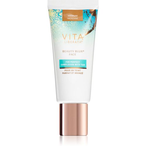 Beauty Blur Face tönende Selbstbräuner-Creme für hydratisierte und strahlende Haut Farbton Medium 30 ml - Vita Liberata - Modalova