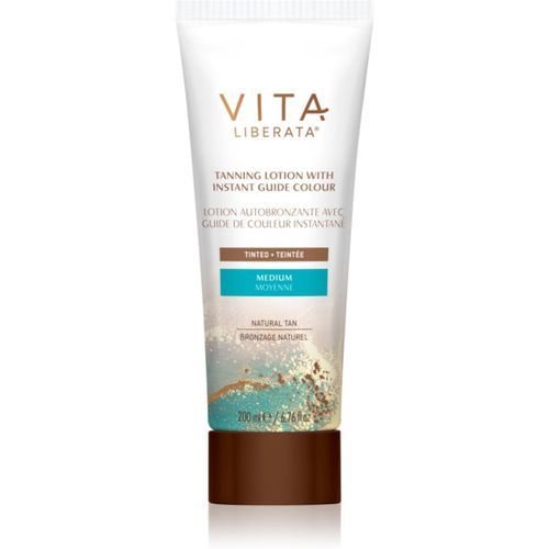 Tinted Tanning Lotion Körper Selbstbräunungscreme Farbton Medium 200 ml - Vita Liberata - Modalova