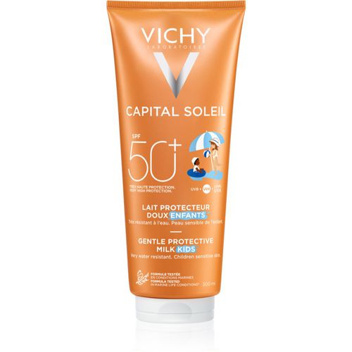 Capital Soleil Gentle Milk latte protettivo per bambini viso e corpo SPF 50 300 ml - Vichy - Modalova