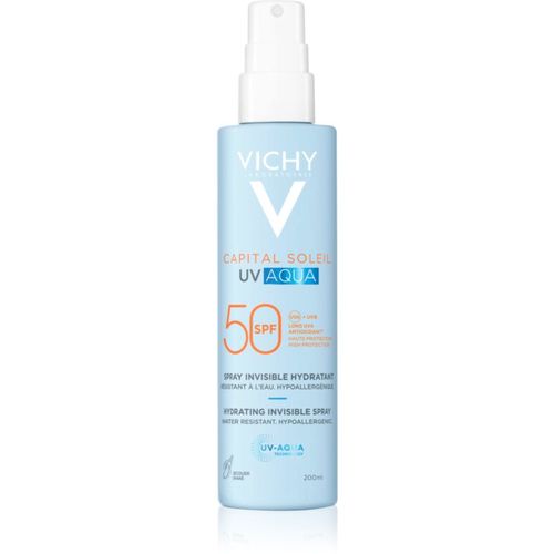 Capital Soleil UV Aqua spray protector con efecto humectante SPF 50 200 ml - Vichy - Modalova