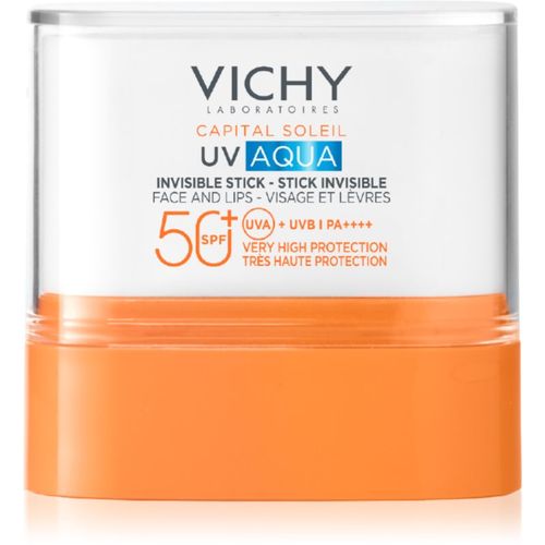 Capital Soleil UV Aqua protector solar en barra para el rostro SPF 50+ 9 g - Vichy - Modalova