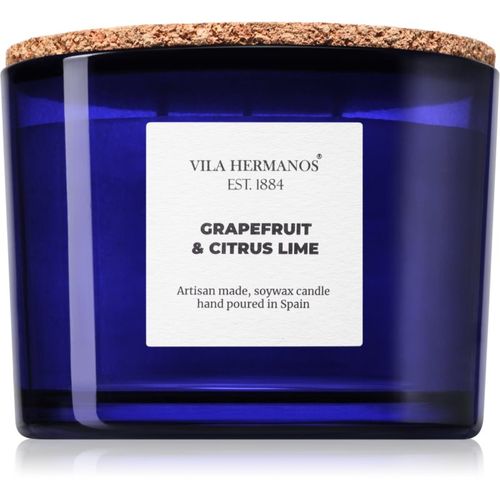Apothecary Cobalt Blue Grapefruit & Citrus Lime vela perfumada 350 g - Vila Hermanos - Modalova