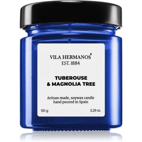 Apothecary Cobalt Blue Tuberose & Magnolia Tree Duftkerze 150 g - Vila Hermanos - Modalova