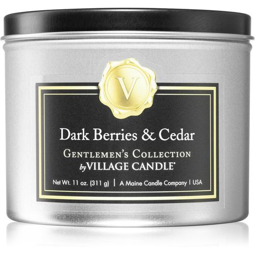 Gentlemen's Collection Dark Berries & Cedar candela profumata 311 g - Village Candle - Modalova