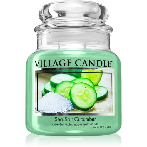 Sea Salt Cucumber candela profumata 389 g - Village Candle - Modalova