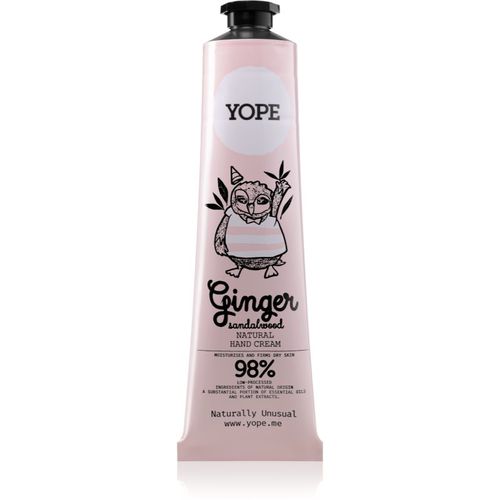 Ginger & Sandalwood crema per le mani nutriente e idratante 100 ml - Yope - Modalova