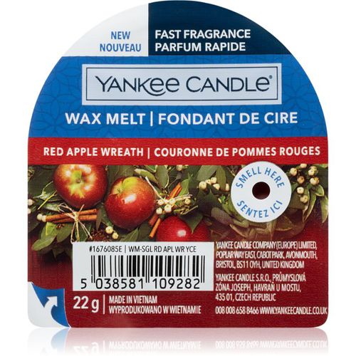 Red Apple Wreath cera para lámparas aromáticas 22 g - Yankee Candle - Modalova