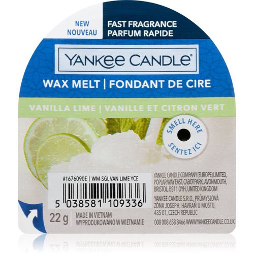 Vanilla Lime cera para lámparas aromáticas 22 g - Yankee Candle - Modalova