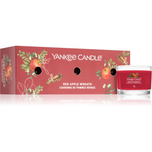 Red Apple Wreath set regalo di Natale - Yankee Candle - Modalova