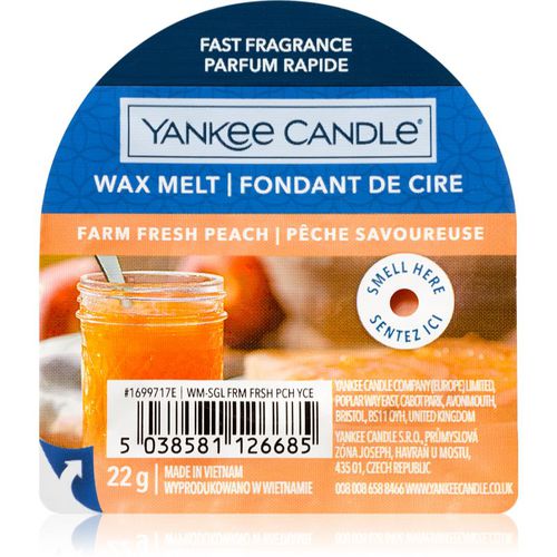 Farm Fresh Peach cera para lámparas aromáticas 22 g - Yankee Candle - Modalova