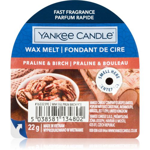 Praline & Birch cera para lámparas aromáticas 22 g - Yankee Candle - Modalova