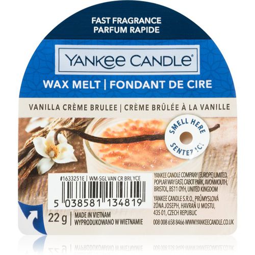 Vanilla Crème Brûlée cera para lámparas aromáticas 22 g - Yankee Candle - Modalova