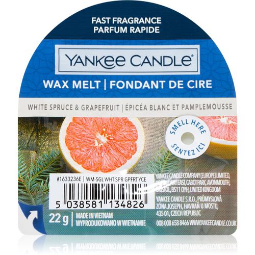 White Spruce & Grapefruit cera para lámparas aromáticas 22 g - Yankee Candle - Modalova