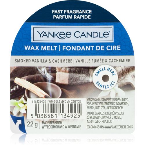 Smoked Vanilla & Cashmere cera para lámparas aromáticas 22 g - Yankee Candle - Modalova