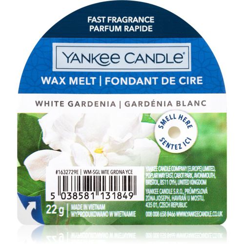 White Gardenia cera para lámparas aromáticas 22 g - Yankee Candle - Modalova