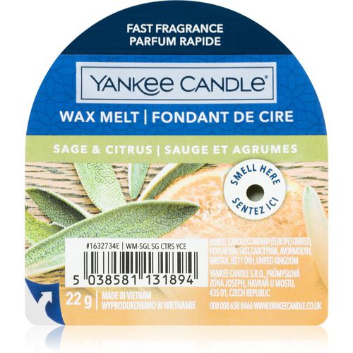 Sage & Citrus cera para lámparas aromáticas 22 g - Yankee Candle - Modalova