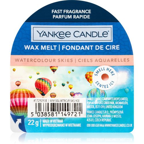 Watercolour Skies cera para lámparas aromáticas 22 g - Yankee Candle - Modalova