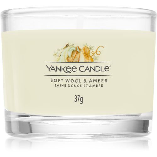 Soft Wool & Amber candela votiva 37 g - Yankee Candle - Modalova