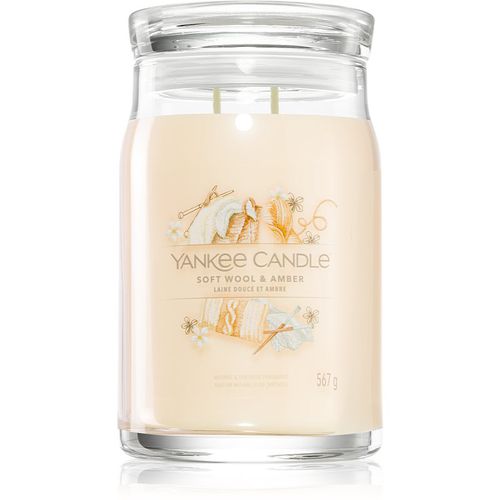 Soft Wool & Amber candela profumata 567 g - Yankee Candle - Modalova