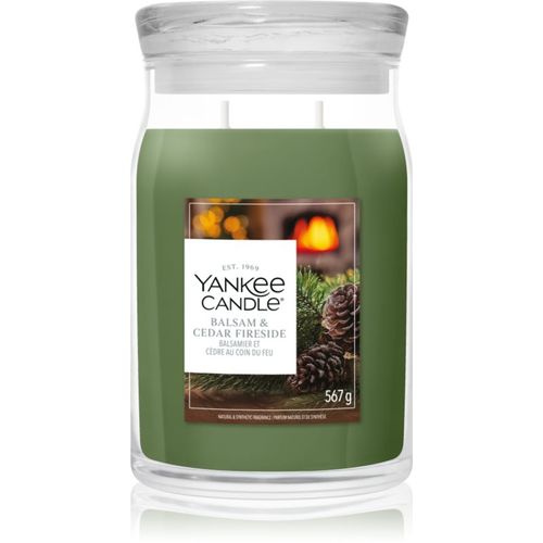 Balsam & Cedar Fireside vela perfumada 567 g - Yankee Candle - Modalova