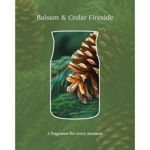 Balsam & Cedar Fireside vela perfumada 368 g - Yankee Candle - Modalova