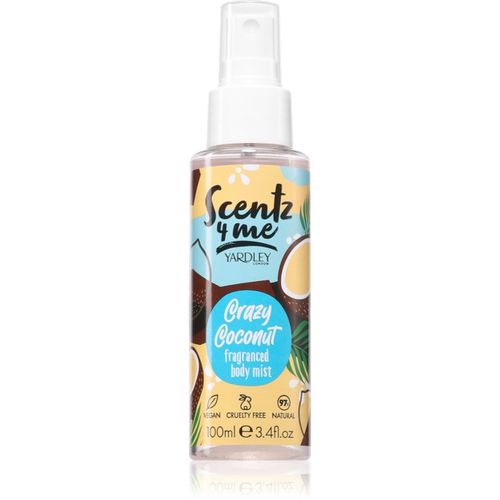 Scentz 4 Me Crazy Coconut rocío corporal para mujer 100 ml - Yardley - Modalova