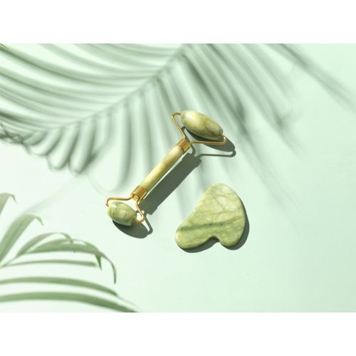 Luxurious Jade Crystal Roller rodillo de masaje para el rostro 1 ud - Zoë Ayla - Modalova