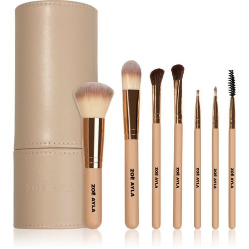 Makeup Brush Set 7 Piece set de brochas con estuche - Zoë Ayla - Modalova