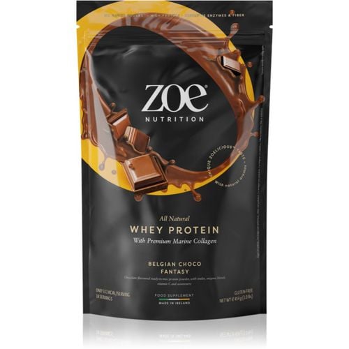 Whey Protein Molkenprotein mit Kollagen Geschmack Belgian Choco Fantasy 454 g - ZOE - Modalova