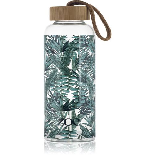 Bamboo Glass Bottle bottiglia d'acqua in vetro colore Tropic green 550 ml - ZOE - Modalova