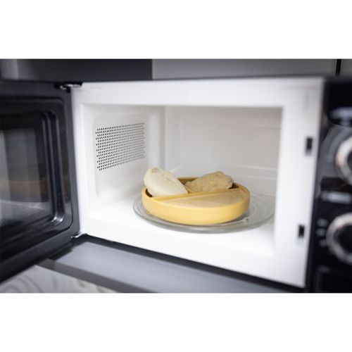 Silicone Divided Plate plato con compartimentos con ventosa Mustard Yellow 1 ud - Zopa - Modalova