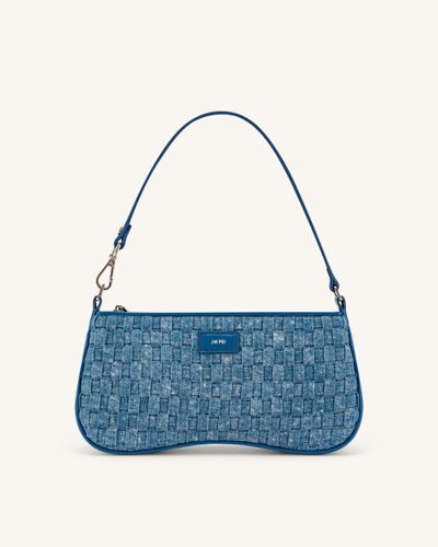 Eva Pochette - Blu Denim Weave - JW PEI - Modalova