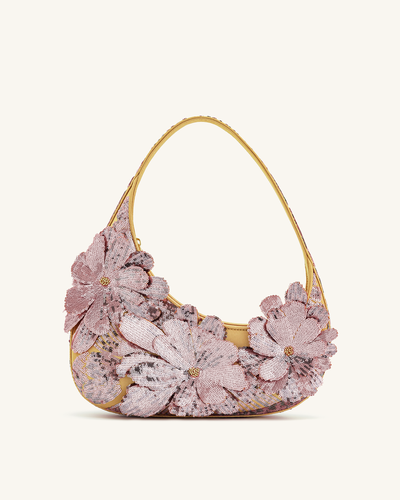 Borsa a Spalla con Paillettes Harlee - Rosa - JW PEI - Modalova