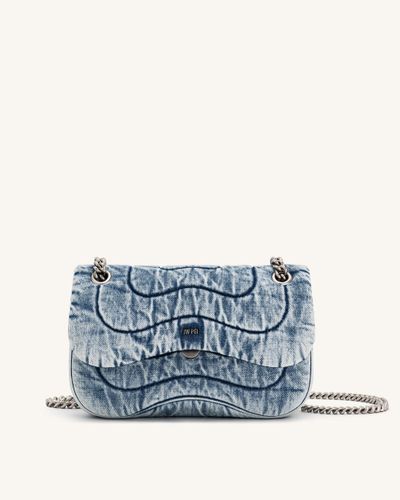 Tina Denim Steppkette Crossbody - Blau - JW PEI - Modalova