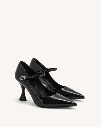 Thalina Lackleder Pumps - Schwarz - JW PEI - Modalova