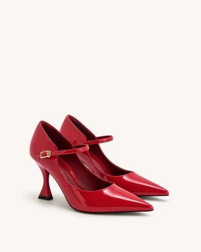 Thalina Lackleder Pumps - Rot - JW PEI - Modalova