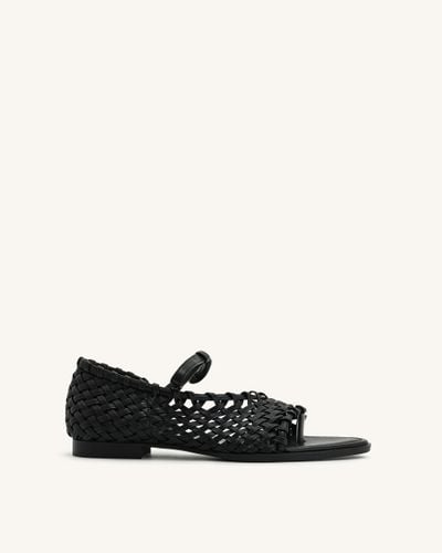 Jocelyn Flip-Flops mit gewebtem Riemen - Schwarz - JW PEI - Modalova