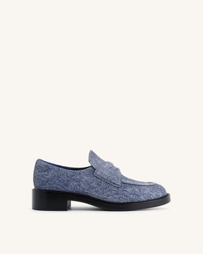 Micah Denim geprägter Chunky Loafer - Blau - JW PEI - Modalova