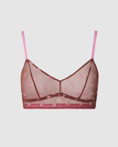 Mesh Balconette Mocha/Candy Pink - Understatement - Modalova