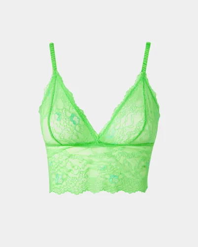 Lace Bralette Top Mint Green - Understatement - Modalova