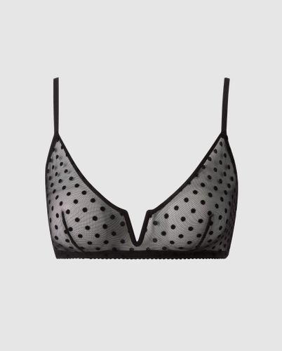 Mesh V-Balconette - | Bralettes - Understatement - Modalova