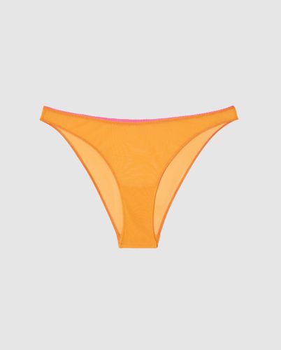 Mesh Bikini Briefs Apricot/Neon Pink - Understatement - Modalova