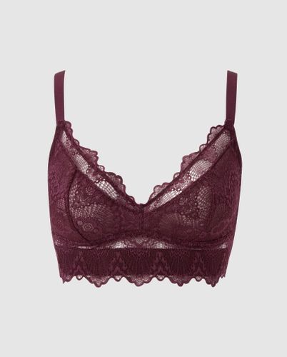 Lace Support Bra Cherry - Understatement - Modalova