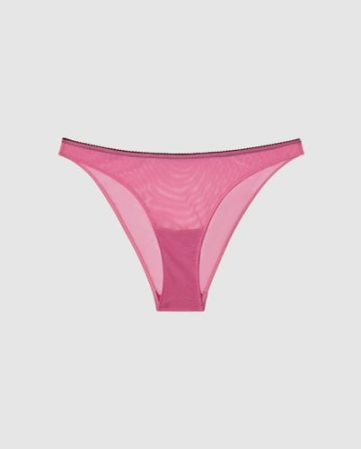 Mesh Bikini Briefs Candy Pink - Understatement - Modalova